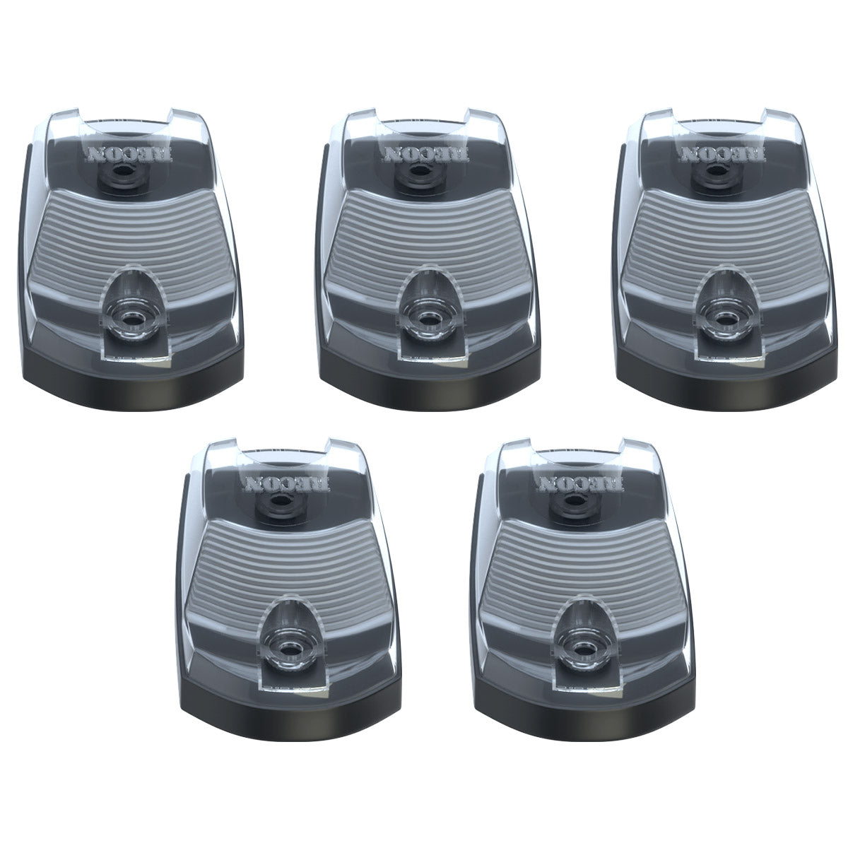 Ford Super Duty 17-25 5-Piece Cab Roof Light Set 2-Way Front & Rear Facing Ultra High-Power LEDs Multiple Lens & Colors - (ATTN: For models that DID NOT come with factory cab roof lights)
