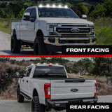 Ford Super Duty 17-25 5-Piece Cab Roof Light Set 2-Way Front & Rear Facing Ultra High-Power LEDs Multiple Lens & Colors - (ATTN: For models that DID NOT come with factory cab roof lights)