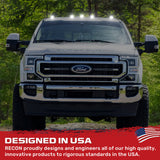 Ford Super Duty 17-25 5-Piece Cab Roof Light Set 2-Way Front & Rear Facing Ultra High-Power LEDs Multiple Lens & Colors - (ATTN: For models that DID NOT come with factory cab roof lights)
