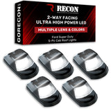 Ford Super Duty 17-22 5-PC Cab Roof Light Set 2-Way Front & Rear Facing Ultra High-Power LEDs (Replaces Factory/OEM Cab Lights Only) - Multiple Options