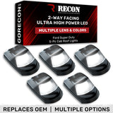 Ford Super Duty 17-22 5-PC Cab Roof Light Set 2-Way Front & Rear Facing Ultra High-Power LEDs (Replaces Factory/OEM Cab Lights Only) - Multiple Options