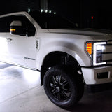 Ford Super Duty 17-22 Single 1-Piece Cab Roof Light 2-Way Front & Rear Facing Ultra High-Power LEDs (Replaces Factory/OEM Cab Roof Lights Only) - Multiple Options