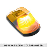 Ford Super Duty 17-22 Single 1-Piece Cab Roof Light 2-Way Front & Rear Facing Ultra High-Power LEDs (Replaces Factory/OEM Cab Roof Lights Only) - Multiple Options