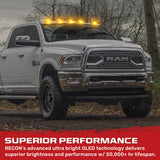 Dodge RAM HD 2500/3500 19-25 5 Piece Cab Roof Light Set 2-Way Front & Rear Facing Ultra High-Power LEDs Multiple Lens & Colors