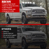 Dodge RAM HD 2500/3500 19-25 5 Piece Cab Roof Light Set 2-Way Front & Rear Facing Ultra High-Power LEDs Multiple Lens & Colors