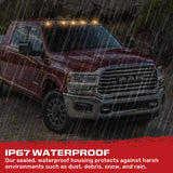 Dodge RAM HD 2500/3500 19-25 5 Piece Cab Roof Light Set 2-Way Front & Rear Facing Ultra High-Power LEDs Multiple Lens & Colors