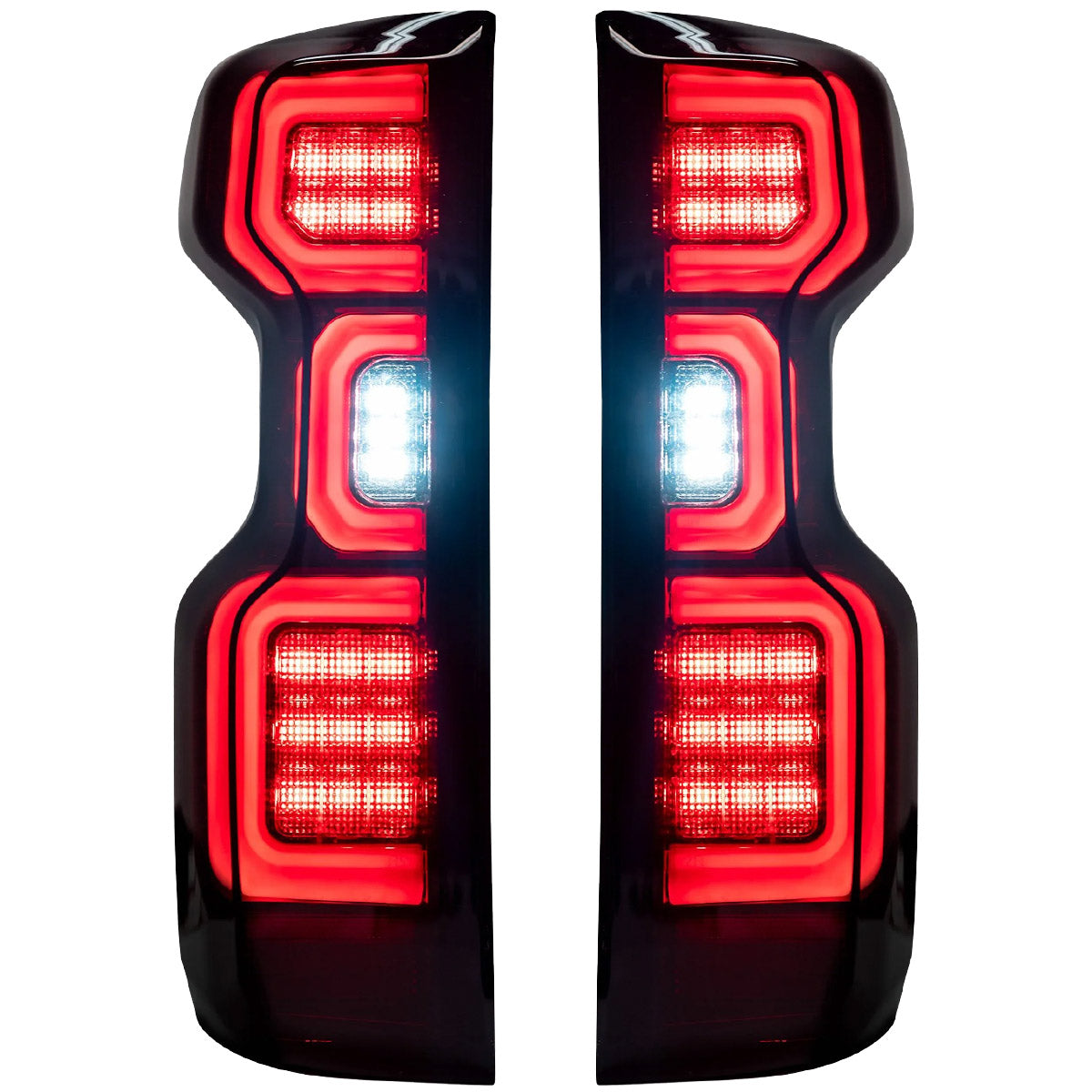 Chevy Silverado 1500 19-25 Ultra Bright OLED Tail Lights (Replaces Factory/OEM LED Tail Lights Only) - Multiple Lens