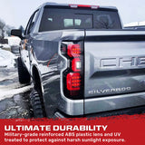 Chevy Silverado 1500 19-25 Ultra Bright OLED Tail Lights (Replaces Factory/OEM LED Tail Lights Only) - Multiple Lens