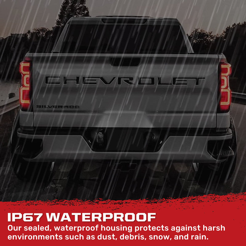 Chevy Silverado 1500 19-25 Ultra Bright OLED Tail Lights (Replaces Factory/OEM LED Tail Lights Only) - Multiple Lens