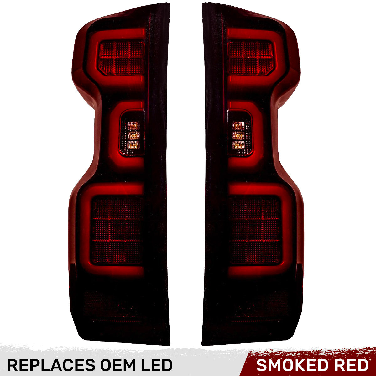 Chevy Silverado 1500 19-25 Ultra Bright OLED Tail Lights (Replaces Factory/OEM LED Tail Lights Only) - Multiple Lens