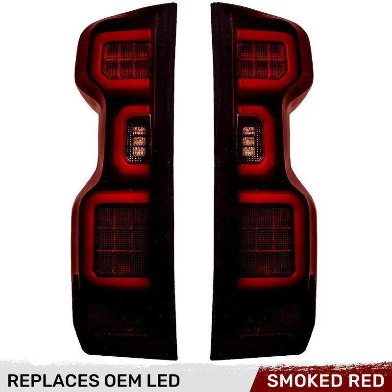 Chevy Silverado 1500 19-25 Ultra Bright OLED Tail Lights (Replaces Factory/OEM LED Tail Lights Only) - Multiple Lens