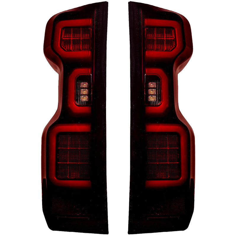 Chevy Silverado 1500 19-25 Ultra Bright OLED Tail Lights (Replaces Factory/OEM LED Tail Lights Only) - Multiple Lens