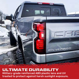 Chevy Silverado 1500 19-25 Ultra Bright OLED Tail Lights (Replaces Factory/OEM LED Tail Lights Only) - Multiple Lens