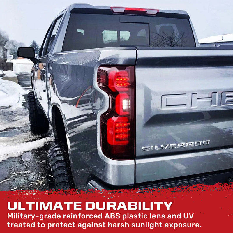 Chevy Silverado 1500 19-25 Ultra Bright OLED Tail Lights (Replaces Factory/OEM LED Tail Lights Only) - Multiple Lens