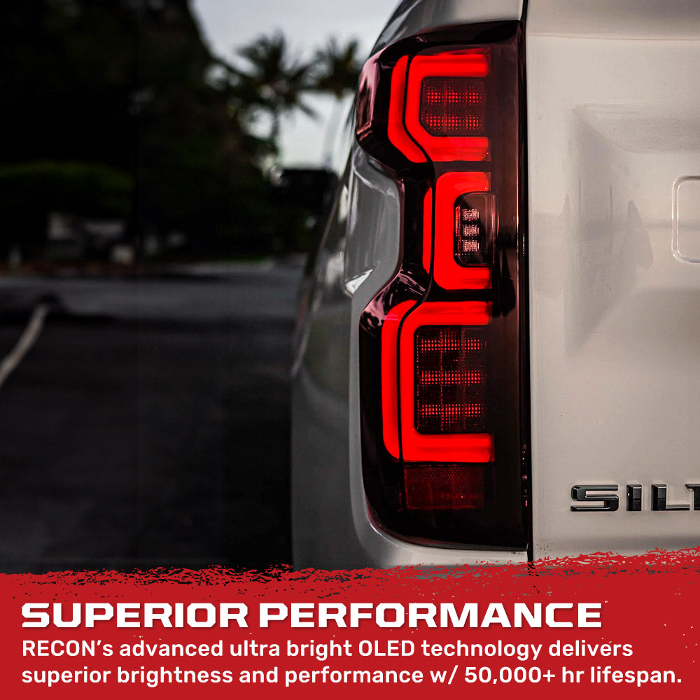 Chevy Silverado 1500 19-25 Ultra Bright OLED Tail Lights (Replaces Factory/OEM LED Tail Lights Only) - Multiple Lens