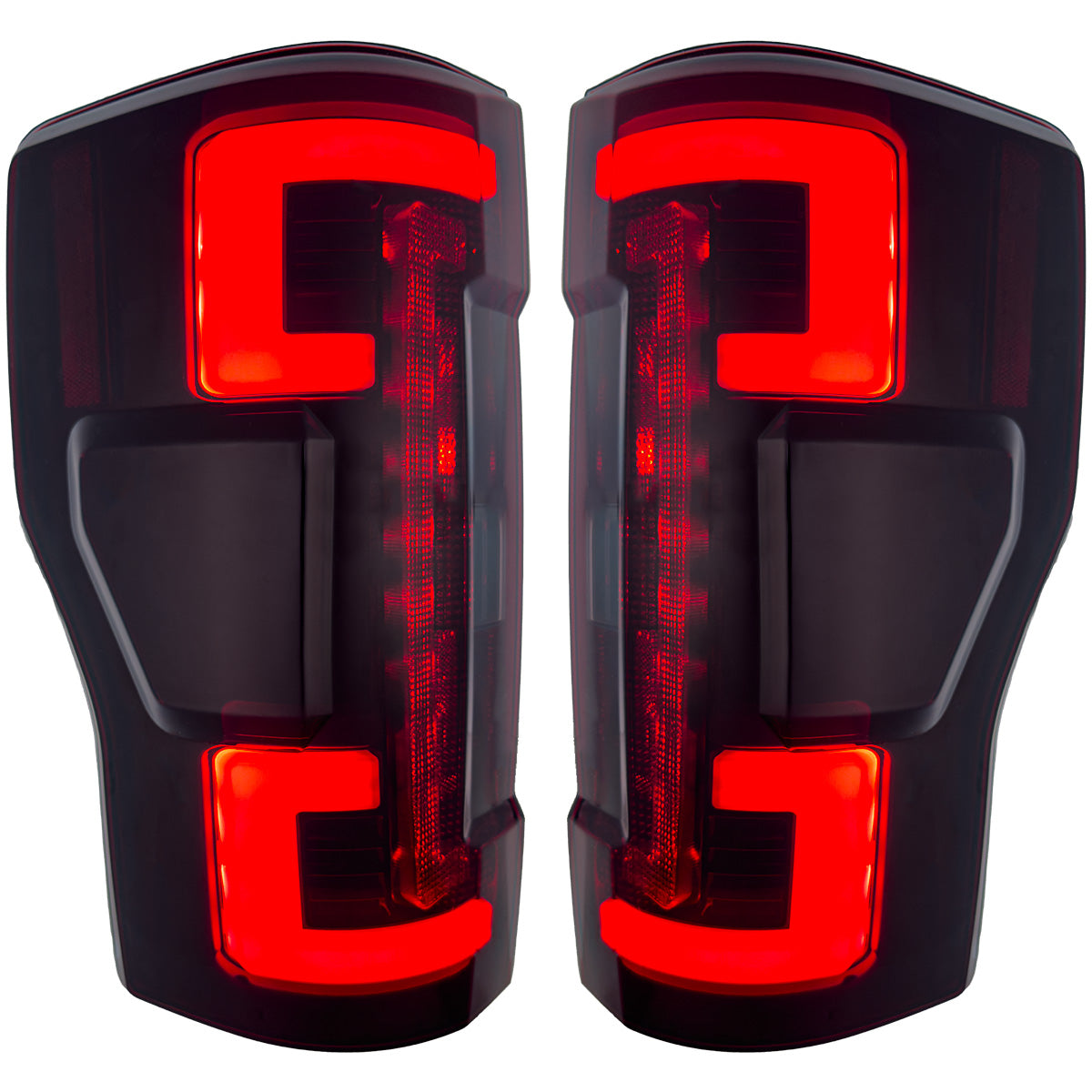 Ford Super Duty 17-19 Ultra Bright OLED Tail Lights (Replaces Factory/OEM Halogen) - Multiple Lens