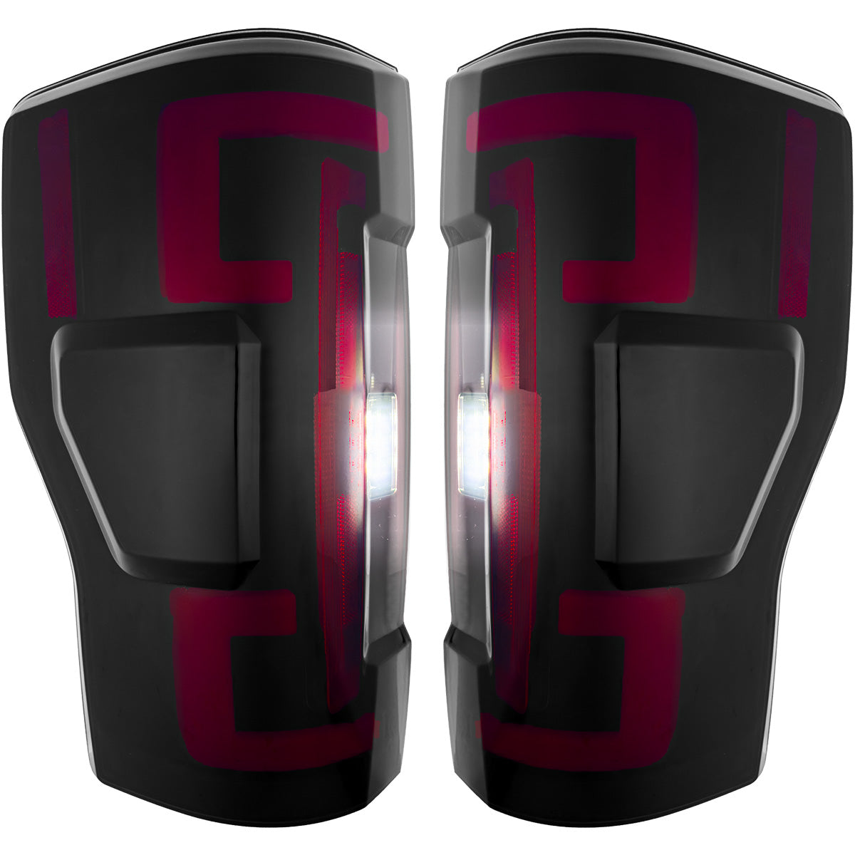Ford Super Duty 17-19 Ultra Bright OLED Tail Lights (Replaces Factory/OEM Halogen) - Multiple Lens