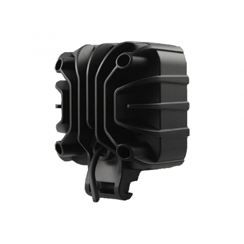 3500 Lumen Driving Light Kit 6000K 6 LEDs Black Chrome Square Housing Clear