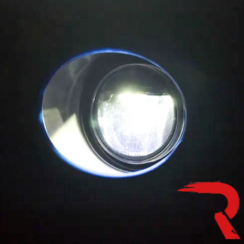 Ford F150 09-14 Ultra Bright White LED Fog Lights 2-Pc Kit (Replaces Factory Fog Lights) - Multiple Lens