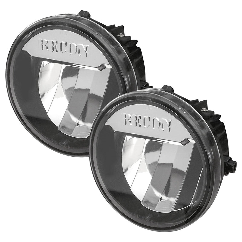 Ford F150 09-14 Ultra Bright White LED Fog Lights 2-Pc Kit (Replaces Factory Fog Lights) - Multiple Lens
