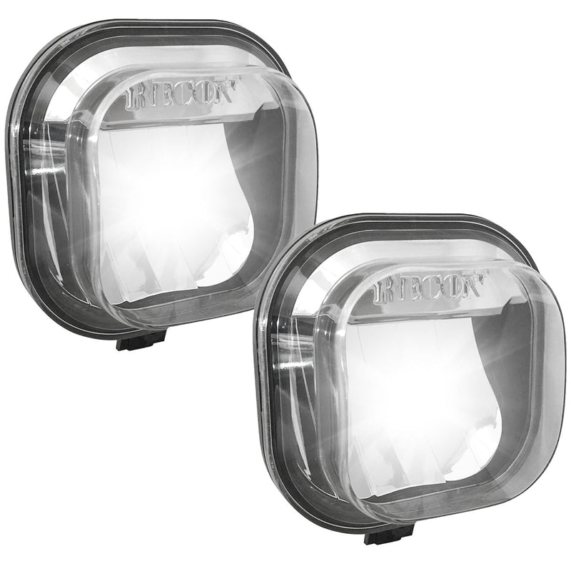 Ford Super Duty 11-16 Ultra Bright White LED Fog Lights 2-Pc Kit (Replaces Factory Fog Lights) - Multiple Lens