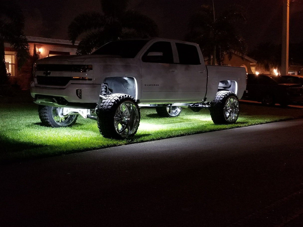 Universal 4-PC Ultra Bright CREE LED Underbody Rock Lights - Multiple Colors