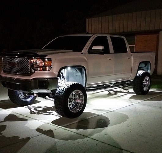 Universal 4-PC Ultra Bright CREE LED Underbody Rock Lights - Multiple Colors
