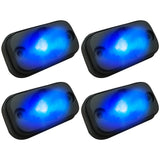 Universal 4-PC Ultra Bright CREE LED Underbody Rock Lights - Multiple Colors