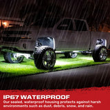 Universal 4-PC Ultra Bright CREE LED Underbody Rock Lights - Multiple Colors