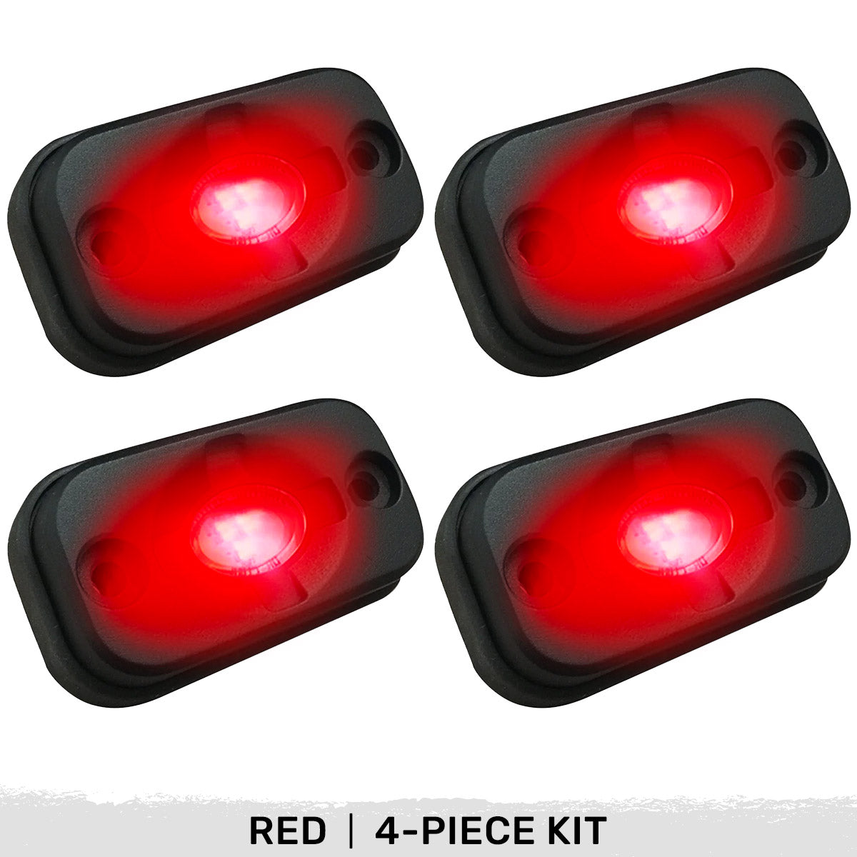 Universal 4-PC Ultra Bright CREE LED Underbody Rock Lights - Multiple Colors