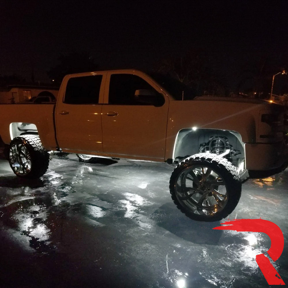 Universal 4-PC Ultra Bright CREE LED Underbody Rock Lights - Multiple Colors
