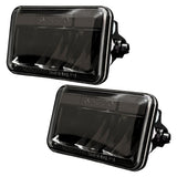 Ford F150 15-20 (Excluding Raptor) Ultra Bright White LED Fog Lights (Replaces Factory Fog Lights) - Smoked Black