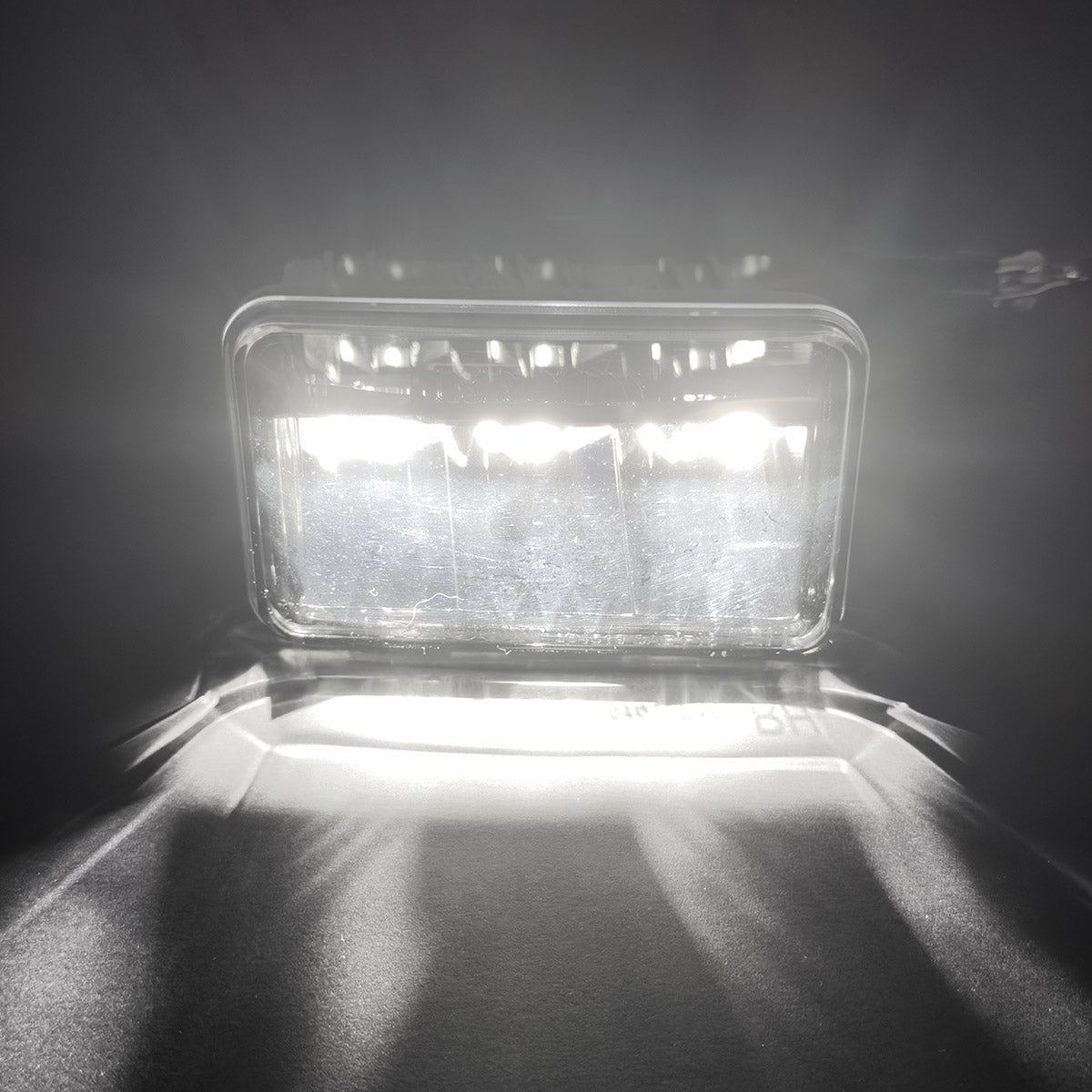 Ford F150 15-20 (Excluding Raptor) Ultra Bright White LED Fog Lights (Replaces Factory Fog Lights) - Smoked Black