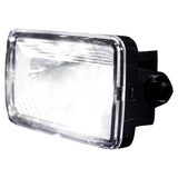 Ford F-150 15-20 (Excluding Raptor) Ultra Bright 2-Function White LED Fog Lights w/ Amber Turn Signals (Replaces Factory Fog Lights) - Smoked Black