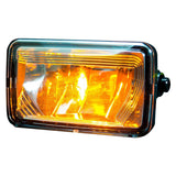 Ford F-150 15-20 (Excluding Raptor) Ultra Bright 2-Function White LED Fog Lights w/ Amber Turn Signals (Replaces Factory Fog Lights) - Smoked Black