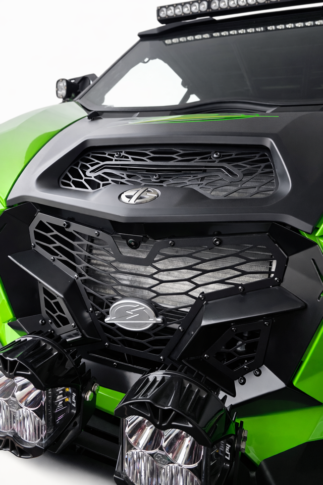 2026+ Kawasaki Teryx H2 Volt Grill w/Camera Mount www.elektricoffroad.com