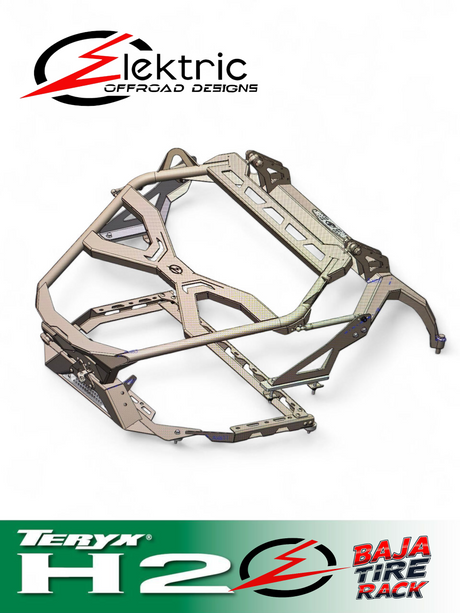 2026+ Kawasaki Teryx H2 Volt Baja Tire Rack www.elektricoffroad.com