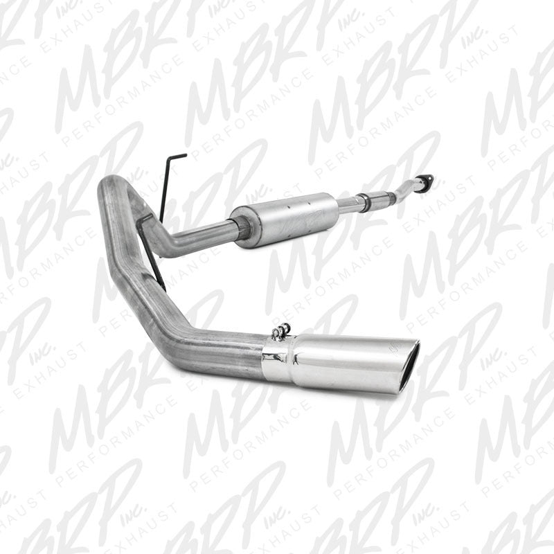 Système d'échappement en aluminium à sortie simple côté Cat Back MBRP 11-12 Ford F150 3 pouces