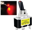 RadioShack 275-0024 Illuminated Mini Toggle Switch SPDT – Red On/Off/On (1 Per Pack) TekShack
