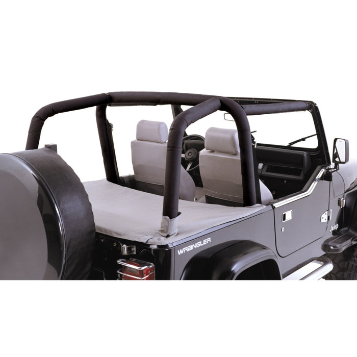 Kit de protection pour arceau de sécurité Rugged Ridge en denim noir pour Jeep Wrangler 97-02