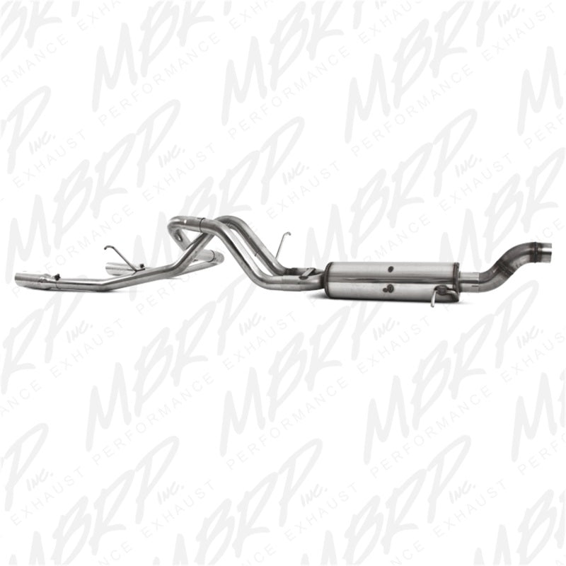 MBRP 09-11 Chev/GMC Colorado/Canyon 5,3 L V8 EC/CC-SB Cat Back Double Split Sortie arrière T409