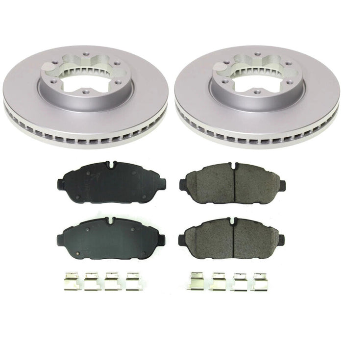 Power Stop 20-23 Ford Transit-150 Front Z17 Coated Brake Kit