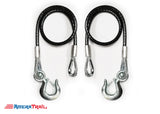 Class 4 Heavy Duty Vinyl Wrapped Cables 36" w/ Large C Hooks
