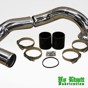 No Limit Fabrication 6.4 Power Stroke Cold Side Intercooler Pipe and Elbow (Aluminium) No Limit Fabrication