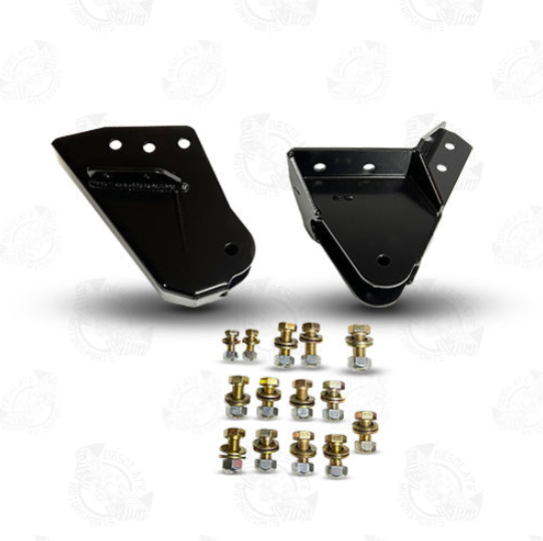 Desolate Motorsports 2" Beam Drop Brackets (fits 2wd & 4wd) - 1980-1997 Ford F-Series/Bronco Desolate Motorsports
