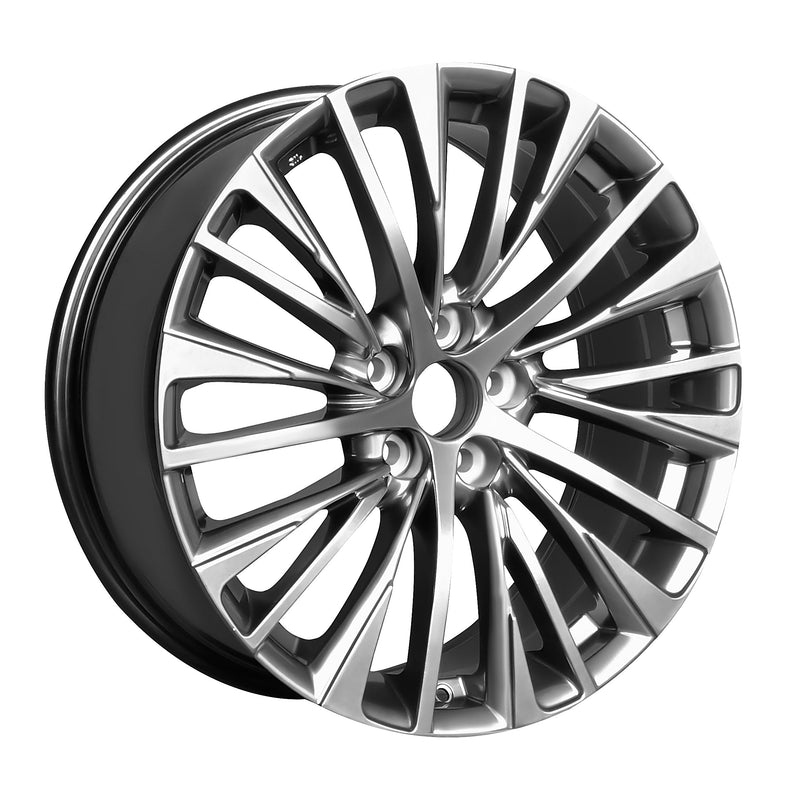 Lexus Toyota Wheels 19x8" pcd 5x114.3 Black Machine Face 4pcs