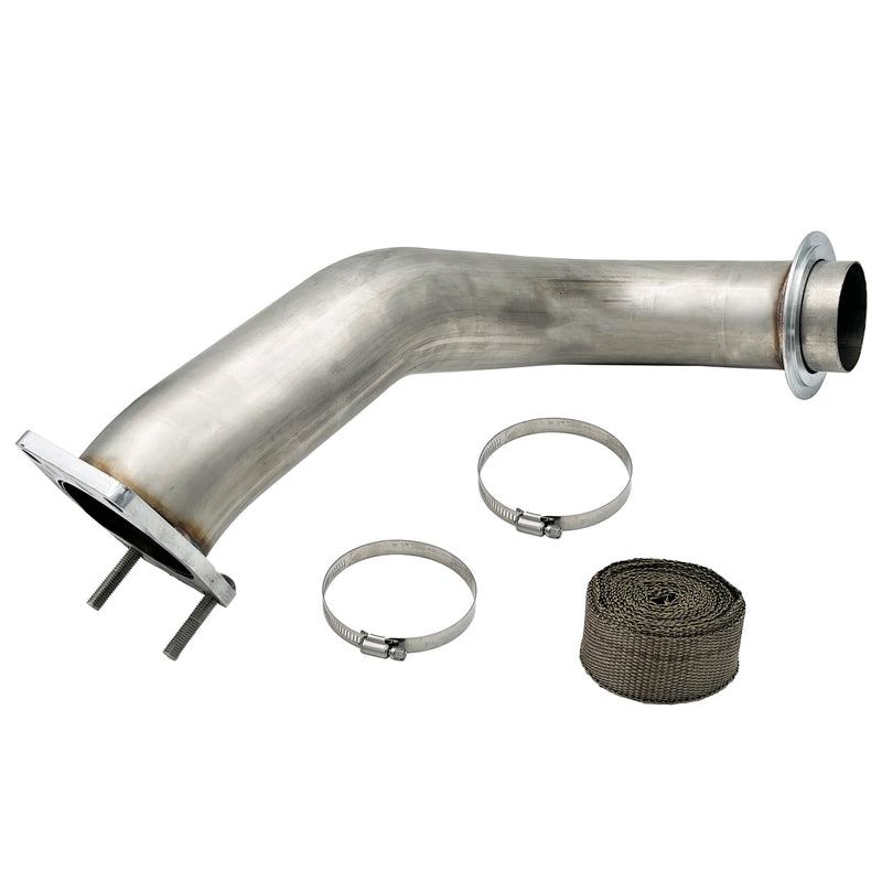 TruckTok 2017-2023 6.6L Duramax 4" DPF pipe & 3.5" Downpipe w/EGR Delete kit