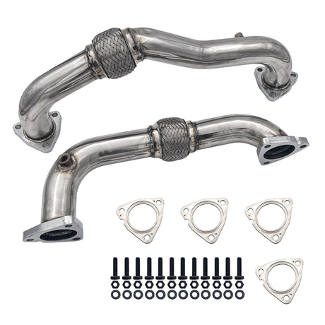TruckTok 2008-2010 6.4L Ford Powerstroke Diesel Heavy Duty Exhaust Up-Pipe TruckTok