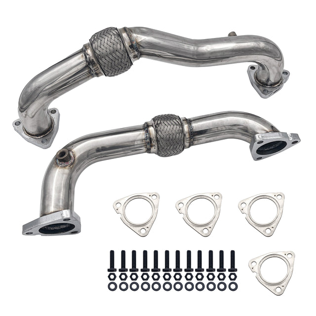 TruckTok 2008-2010 6.4L Ford Powerstroke Diesel Heavy Duty Exhaust Up-Pipe TruckTok