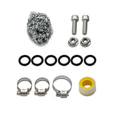 TruckTok Oil Catch Reservoir Breather Can Tank with Filter Cylinder Aluminum Universal TruckTok